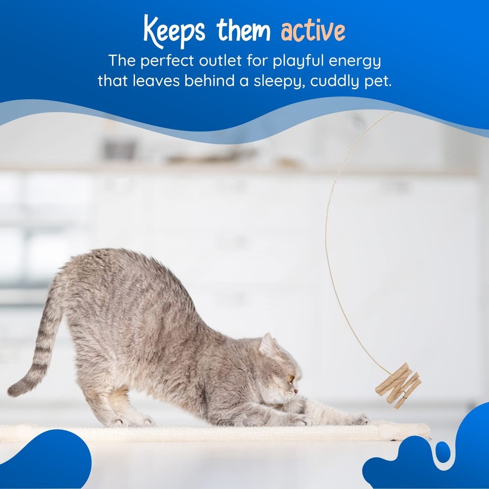 Cat Dancer Original Interactive Cat Toy Wire and Cardboard Kitty Lure