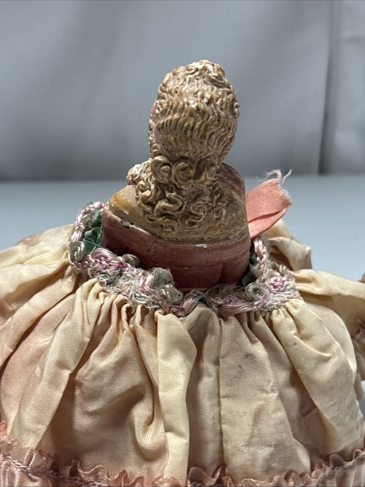 vintage half doll pin cushion
