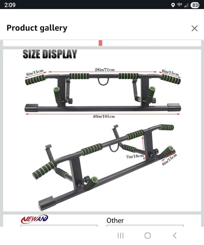 Multi-Functional Doorway Pull-Up Bar - Perfect for Various Exercises & Training