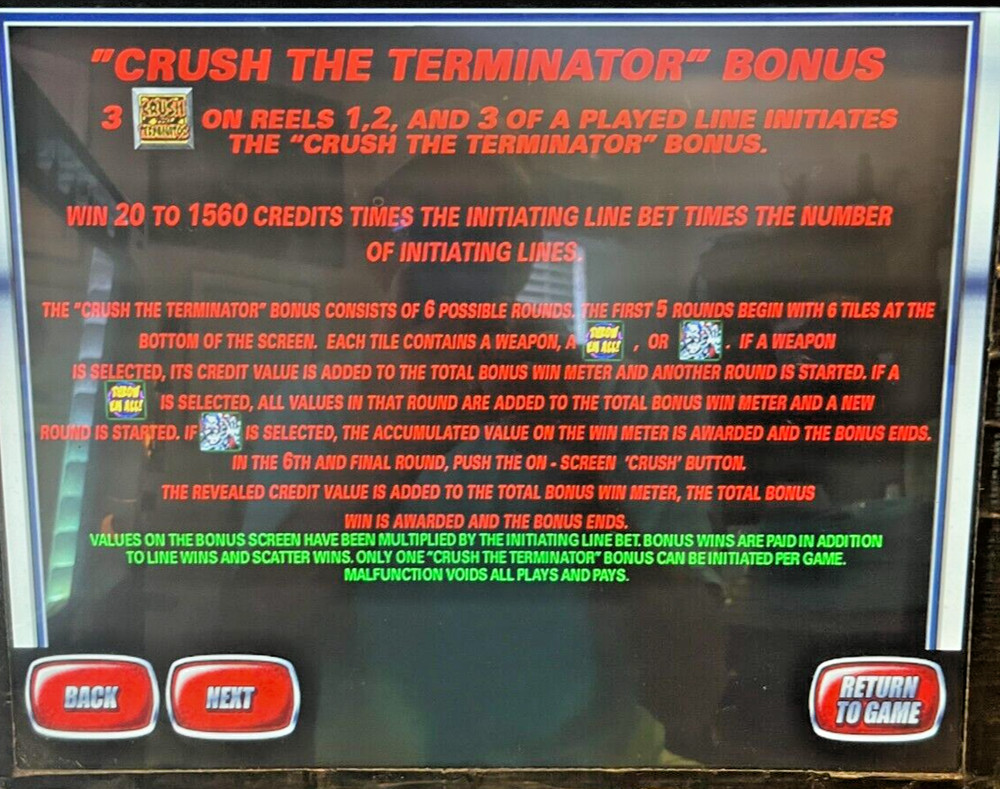 IGT I-game Terminator Software 5 Reel 9 Pay Line Multi Denom