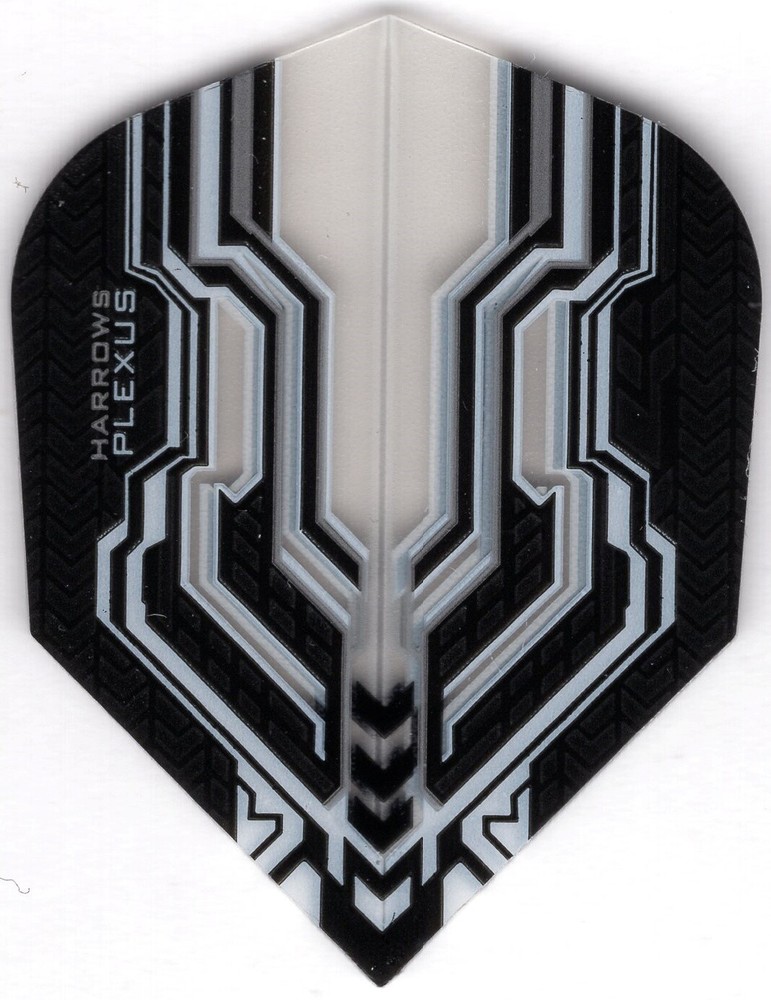 Clear Harrows PLEXUS Dart Flights: 3 per set