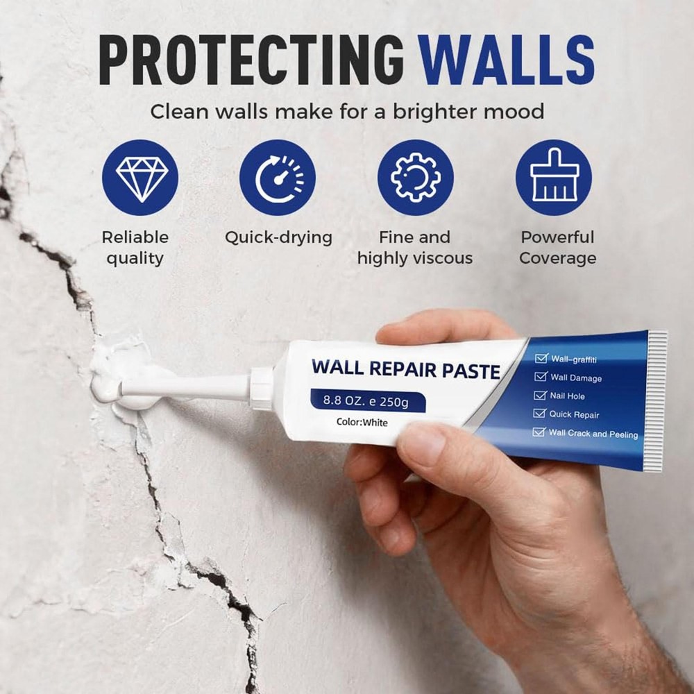 Efficient Drywall Repair Kit With Scraper, 2026 Quick Drying Wall Mending Agent
