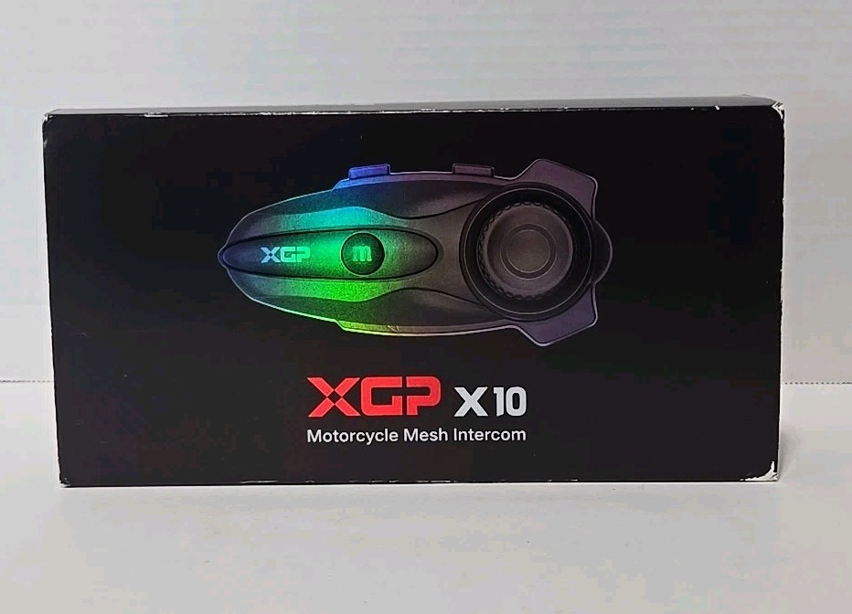 XGP X10 10 Riders Group Mesh Motorcycle Intercom