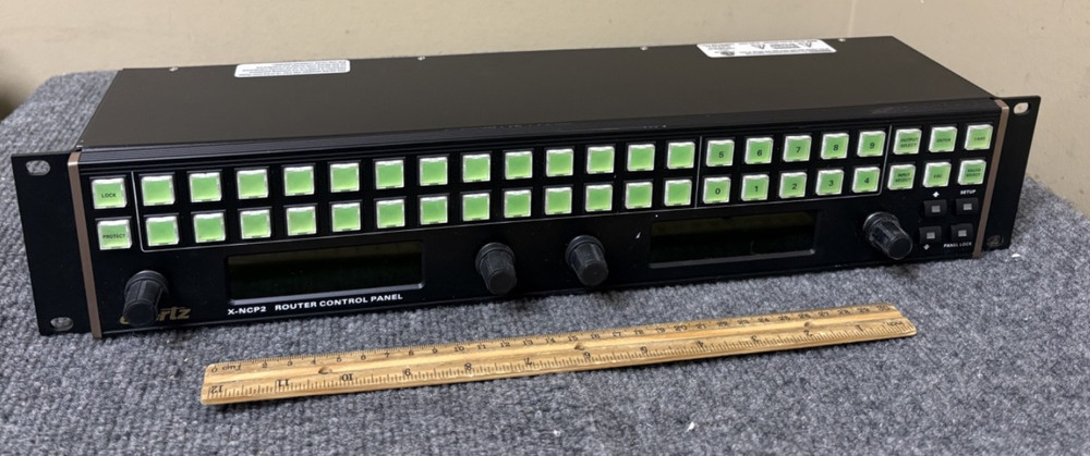 Evertz X-NCP2 Router Control Panel (For Parts, Unit Only)