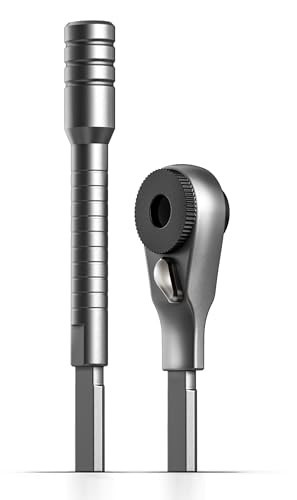 Flat-End Ratchet & Bit Extender Set for Multi-Tools, Compatible with Leatherman,