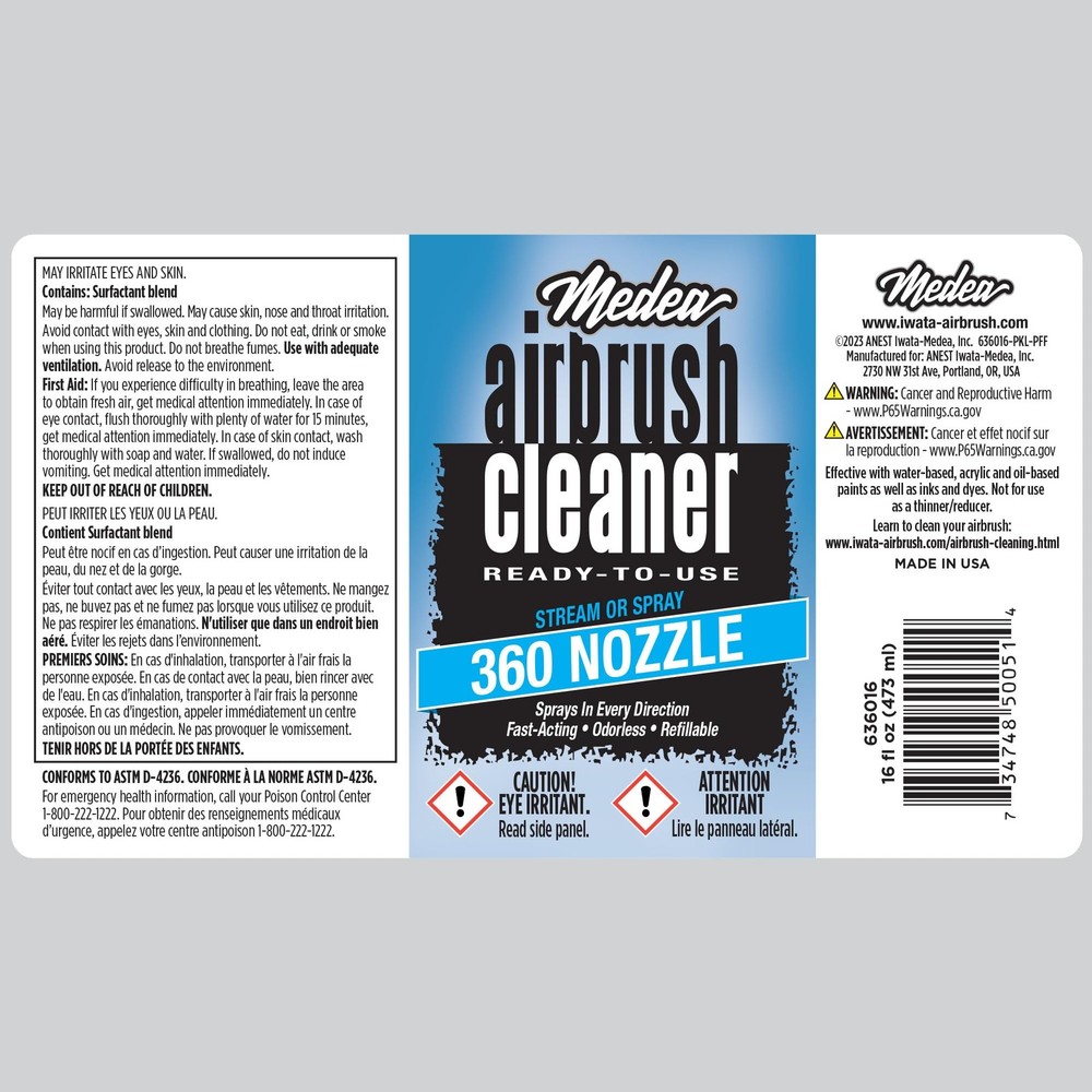 -Medea Medea Airbrush Cleaner Sprayer, 16-Ounce