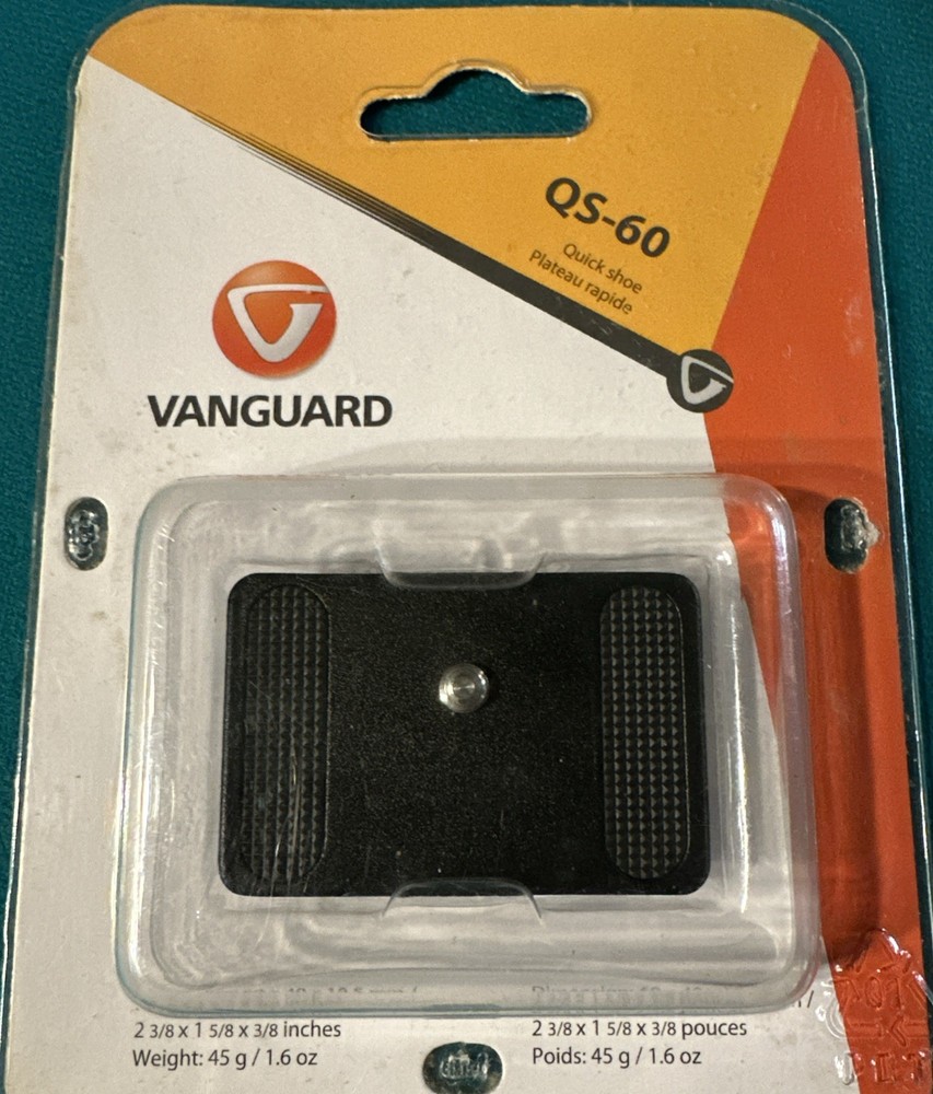Vanguard QS-60  Tripod Quick Release Plate New In Package