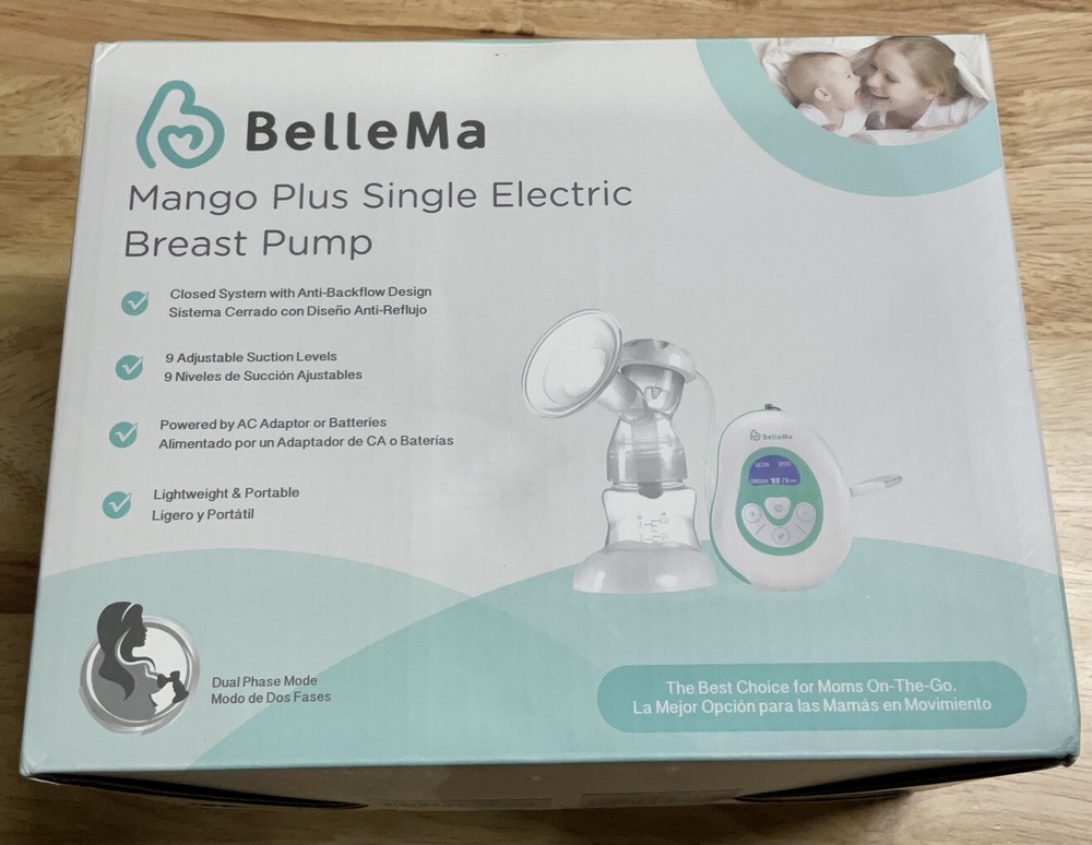 BelleMa Mango Plus Single Electric Breast Pump System- New In Sealed Box