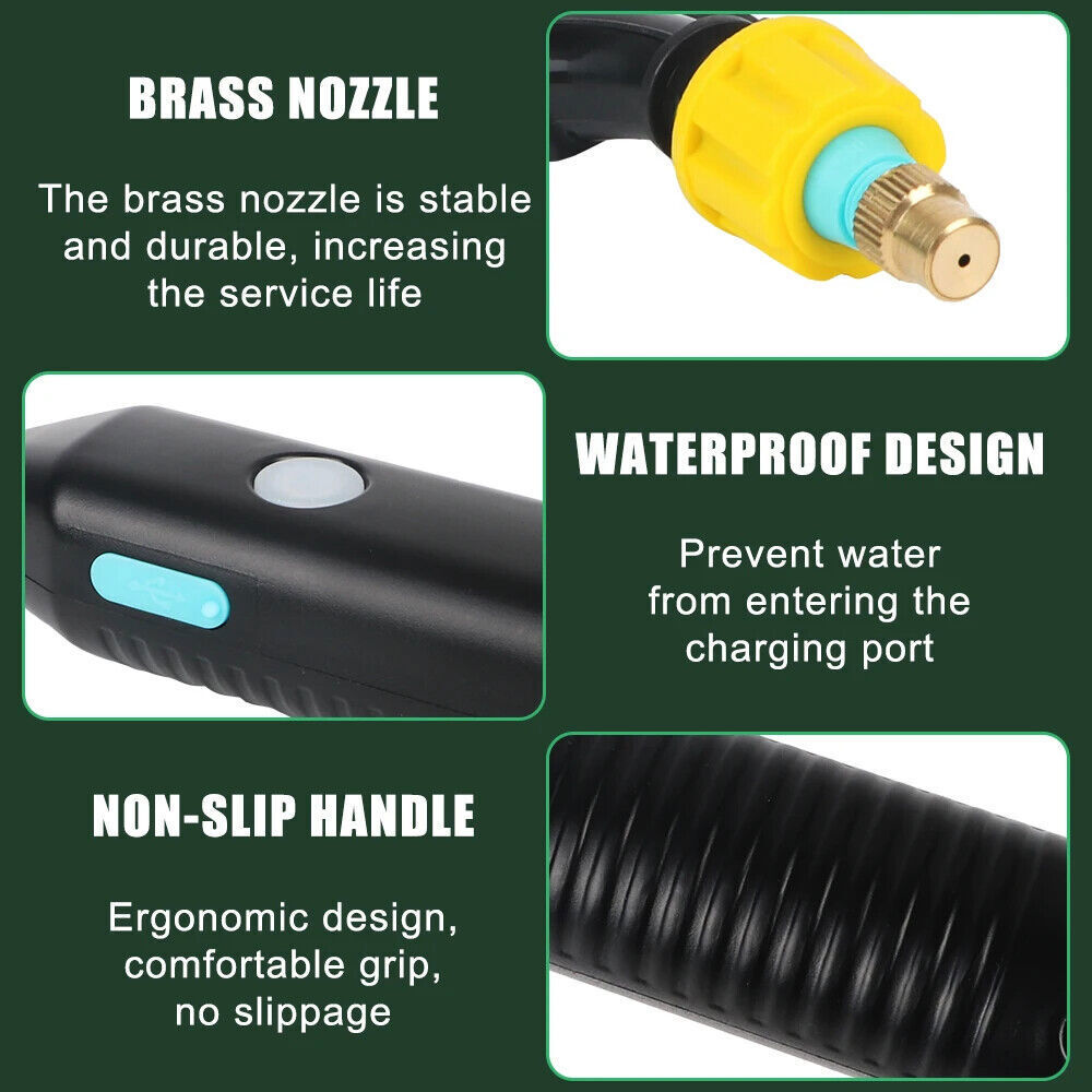 Garden Battery Powered Sprayer, Electric Power Operated Weed Sprayer