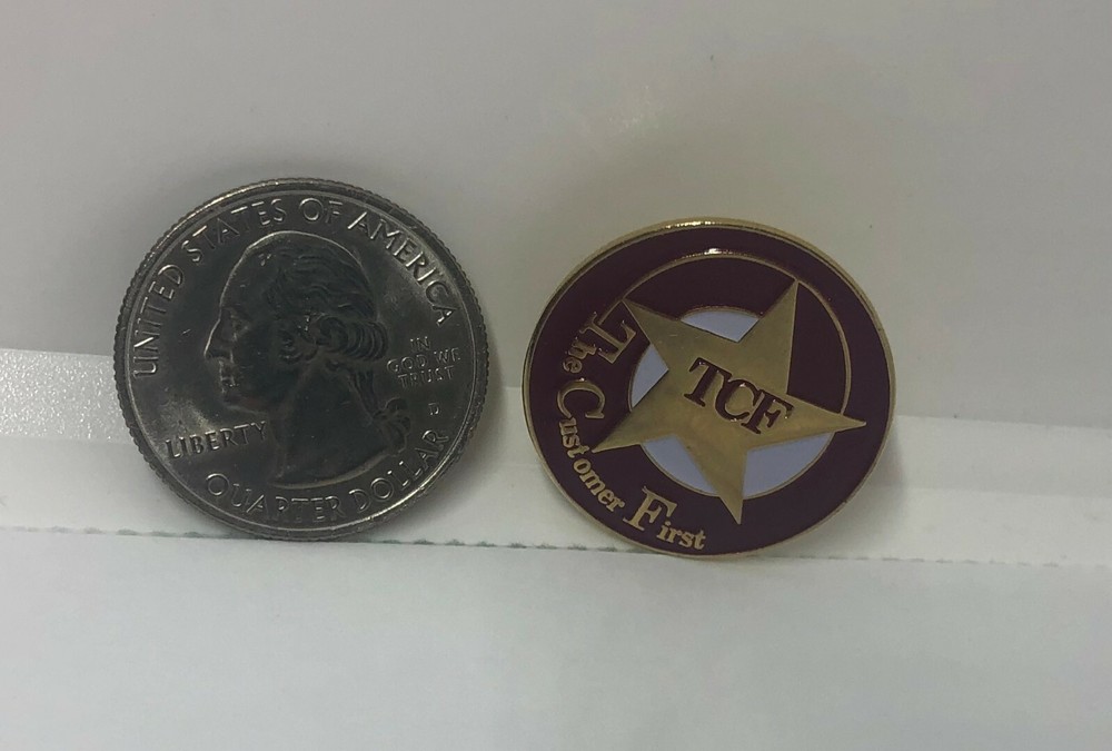TCF The Customer First Pin
