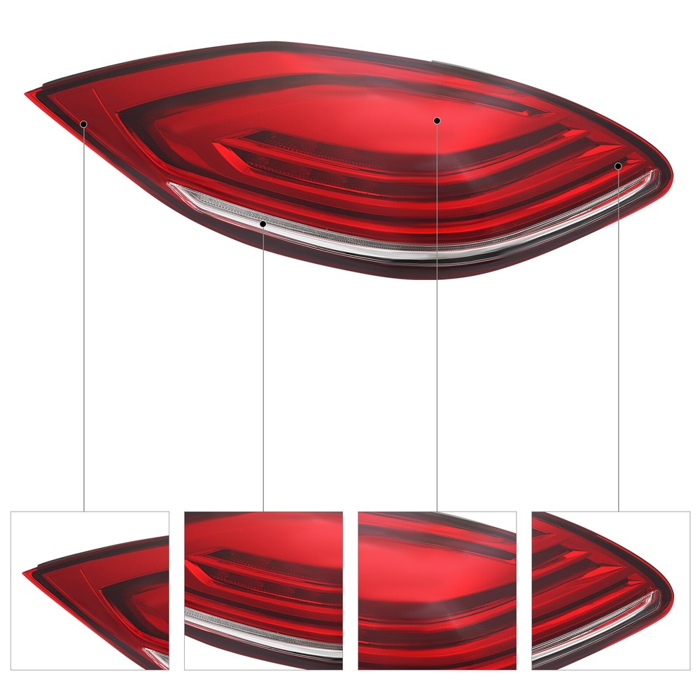 Pair Dynamic LED Tail Lights Assembly Upgrade For 2010-2013 Porsche Panamera 970