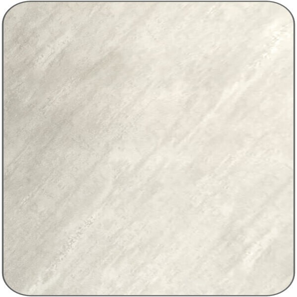 36'' Square Restaurant Table Top with White Laminate Top Finish