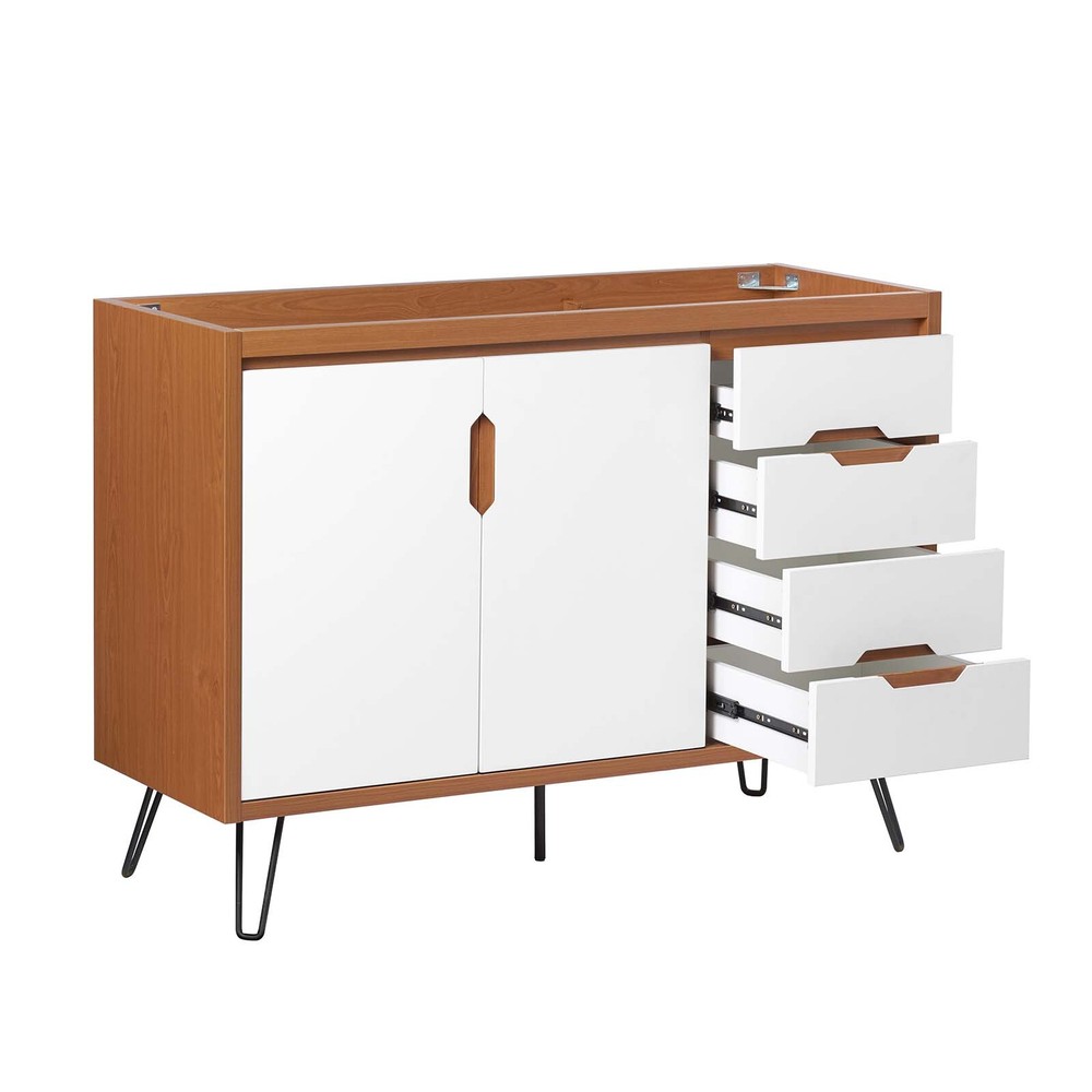 Modway 48" Single Sink Compatible (Not Included) Bathroom Vanity Cabinet