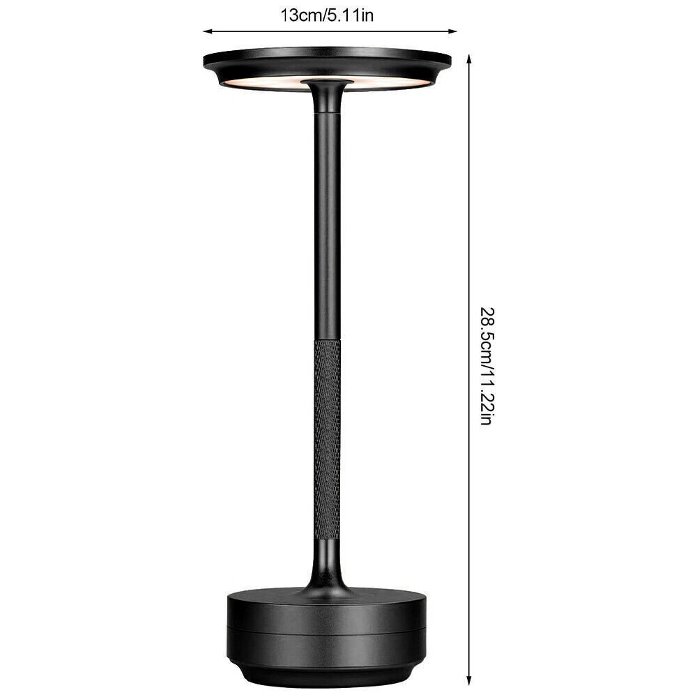Cordless LED Touch Sensor Table Lamp Rechargeable Dimmable Bar Desk Night Light