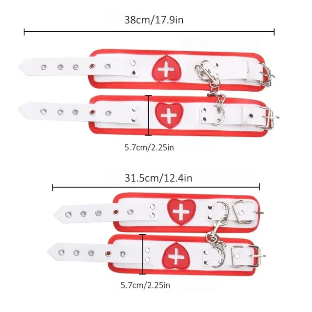 8pc Bondage and Fetish Nurse BDSM Bondage Kit