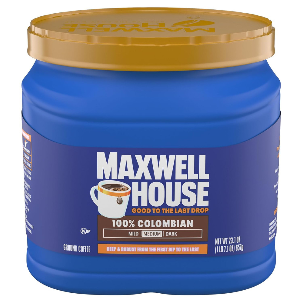 23.1Oz Ground Coffee Medium 100% Colombian Roast