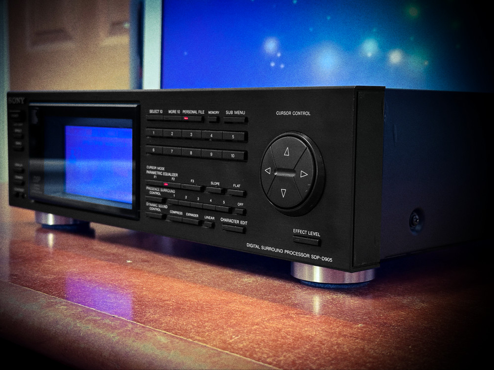 SONY SDP-D905 🌈RaRe🌈 S/PDIF Optical Stereo Digital Equalizer DSP Processor