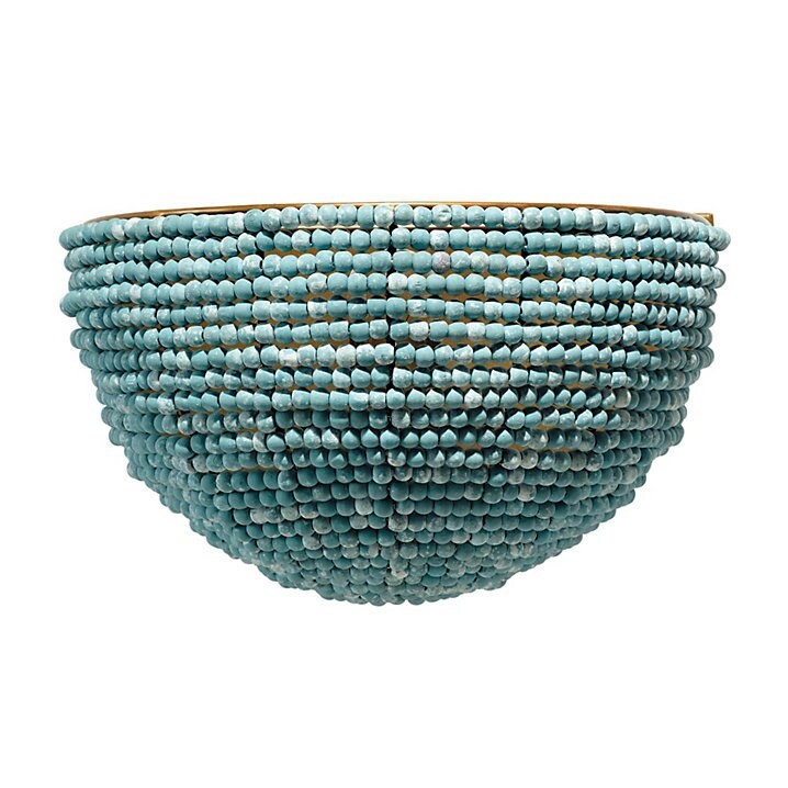Ballard Designs Timothy Wall Sconce,Blue