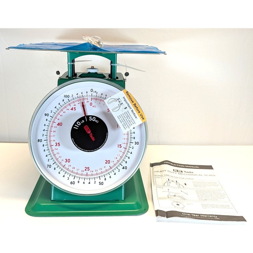 110 LBS Heavy Duty Portion-Control Mechanical Dial Scale Industrial Dial Scale