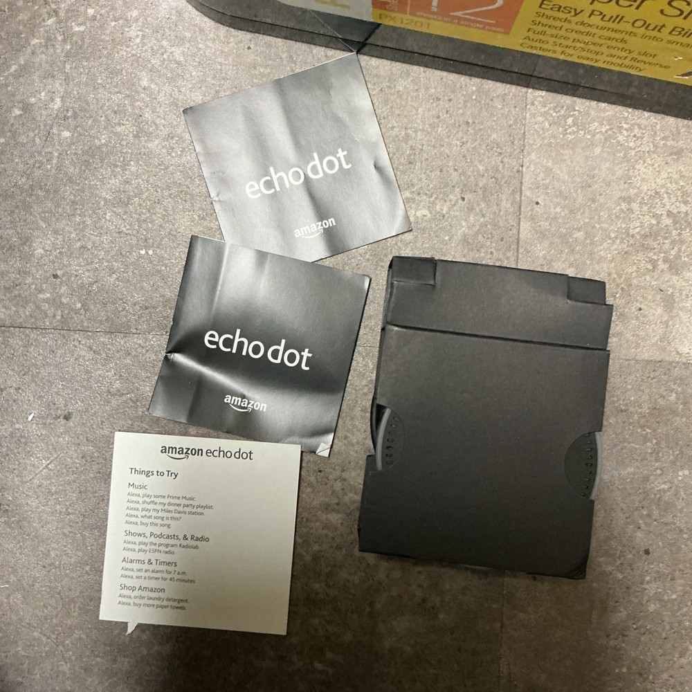 Amazon Echo Dot 2nd Generation w/ Alexa Voice Media Smart Device Charcoal Black