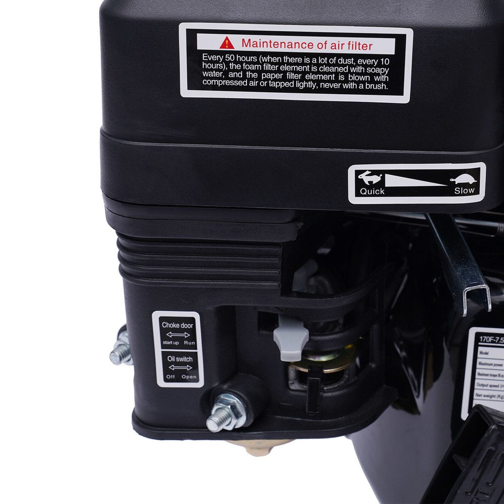 210CC 7.5HP 4 Stroke Pull Start Go Kart Log Splitter Engine Motor Gasoline OHV