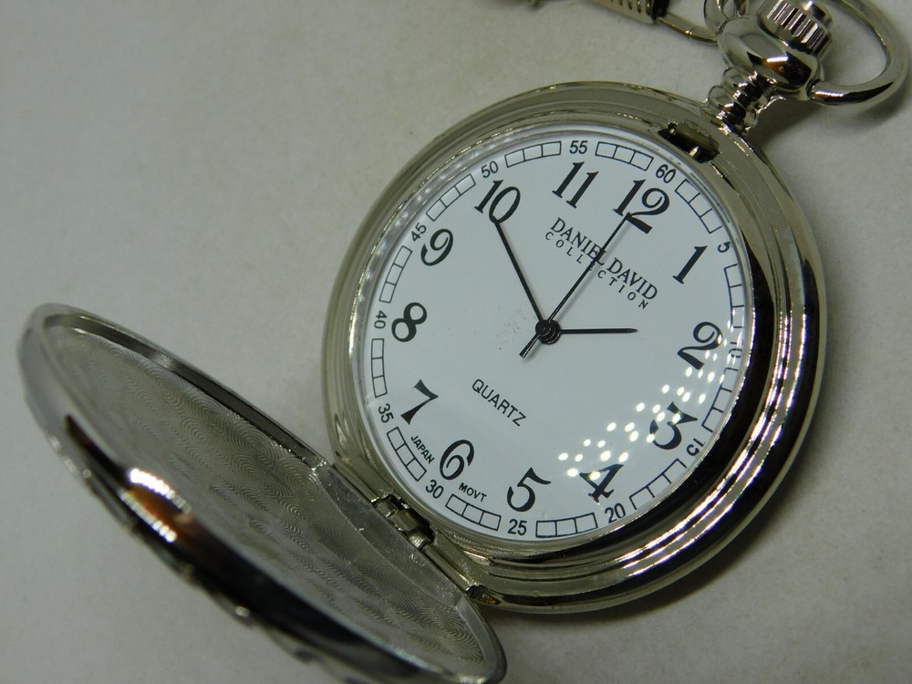 Daniel David Collection Quartz Analog Pocket Watch