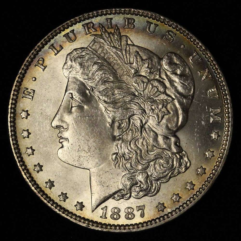 1887 $1 Morgan Silver Dollar - Free Ship USA