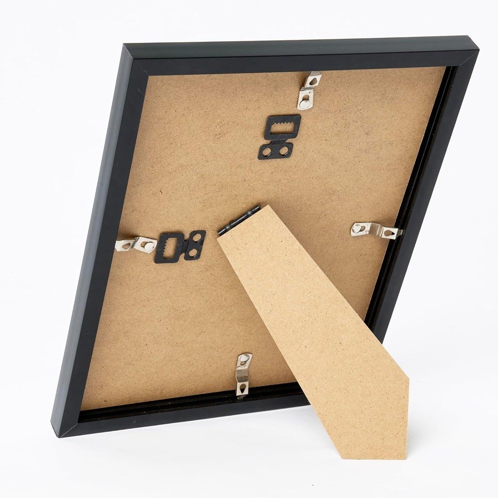 6x8 Picture Frame Black for Wall or Tabletop Display, Horizontal and Vertical