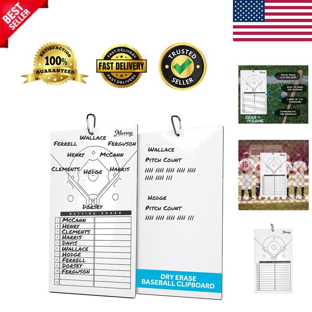 Versatile Dry Erase Whiteboard Clipboard for Coaches: Portable & Multipurpose