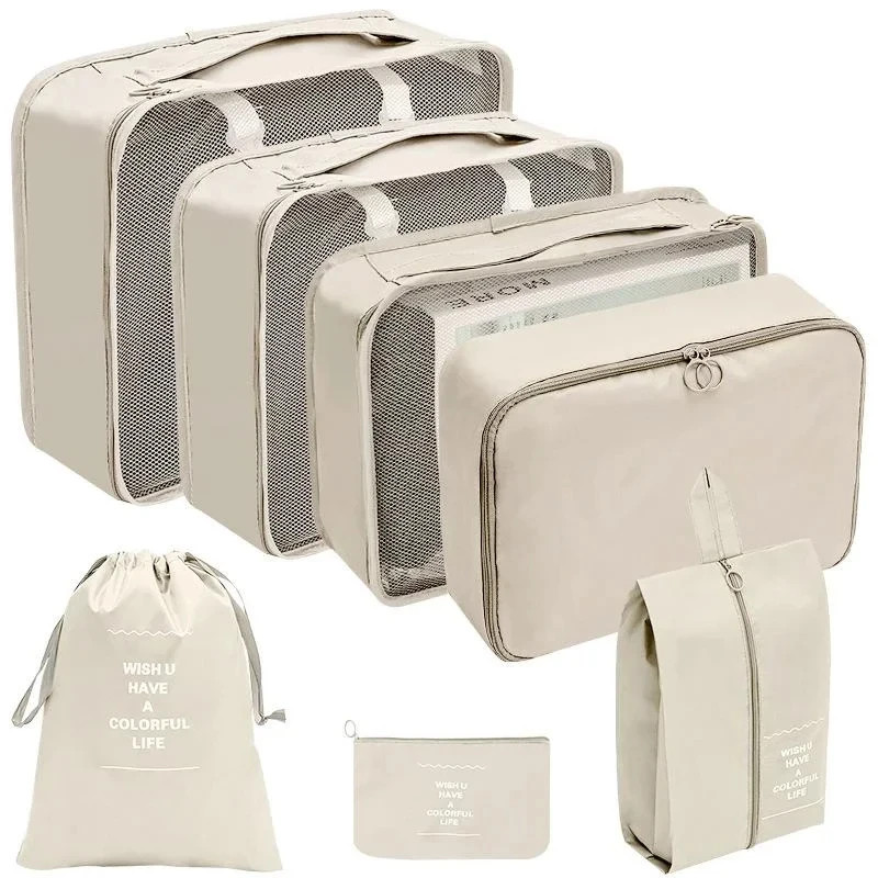 Multi-piece Folding Luggage Packing Organizers