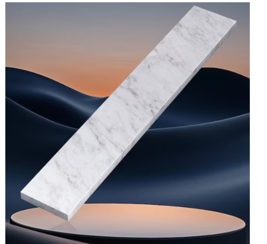 NTQ 24 in. Real Marble Vanity Backsplash Marble Bathroom Vanity Back Splash