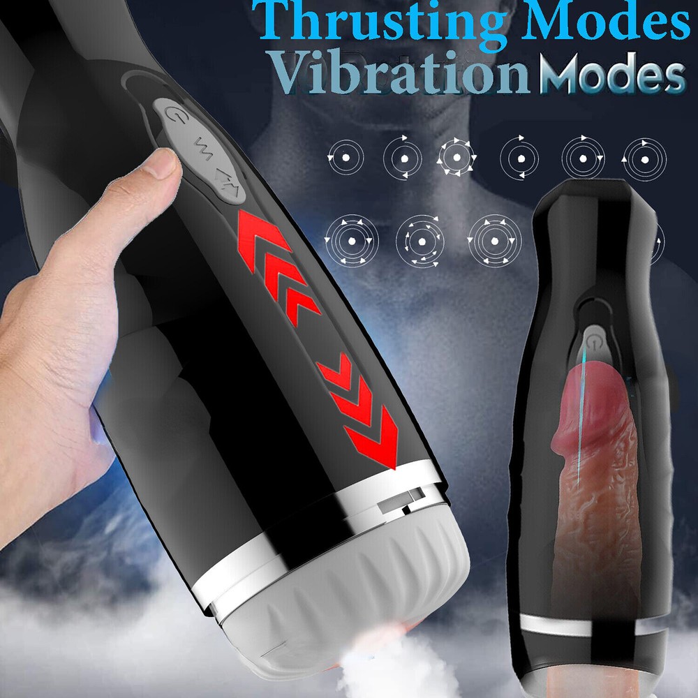Automatic Male Masturbaters Telescopic Thrusting Cup Vibration Stroker Lubricant