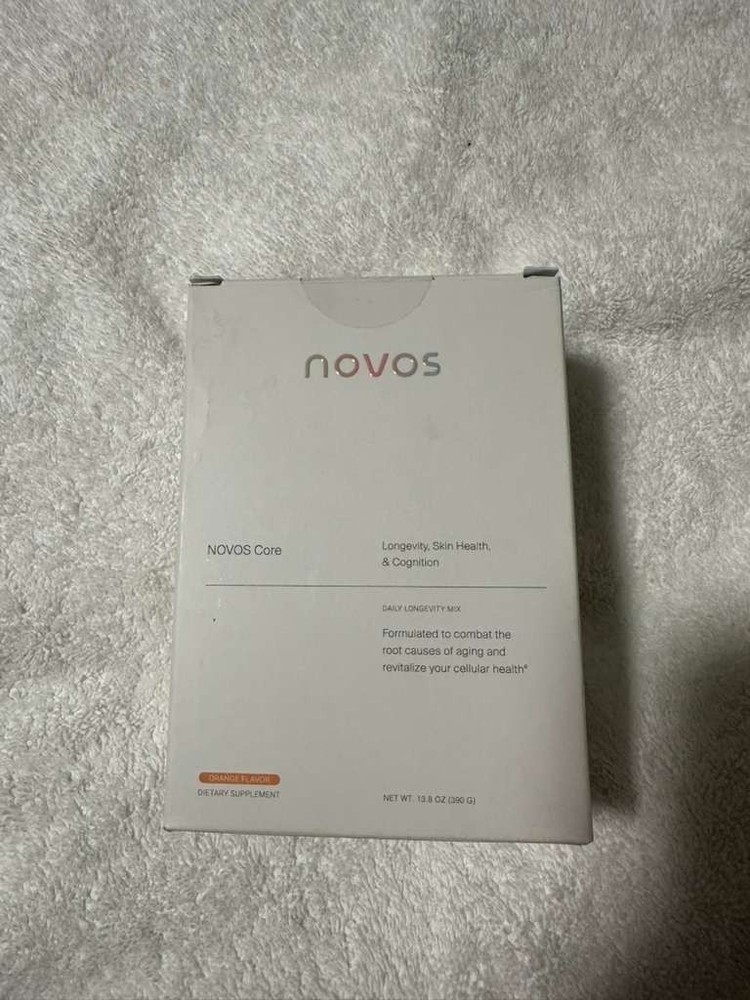 NOVOS Core Longevity Formulation 30 Packets - Orange Flavor  EXP 06/2027