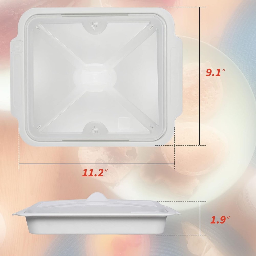 Non-Stick Microwave Bacon Maker with Lid - Fast & Easy Bacon Cooking Solution