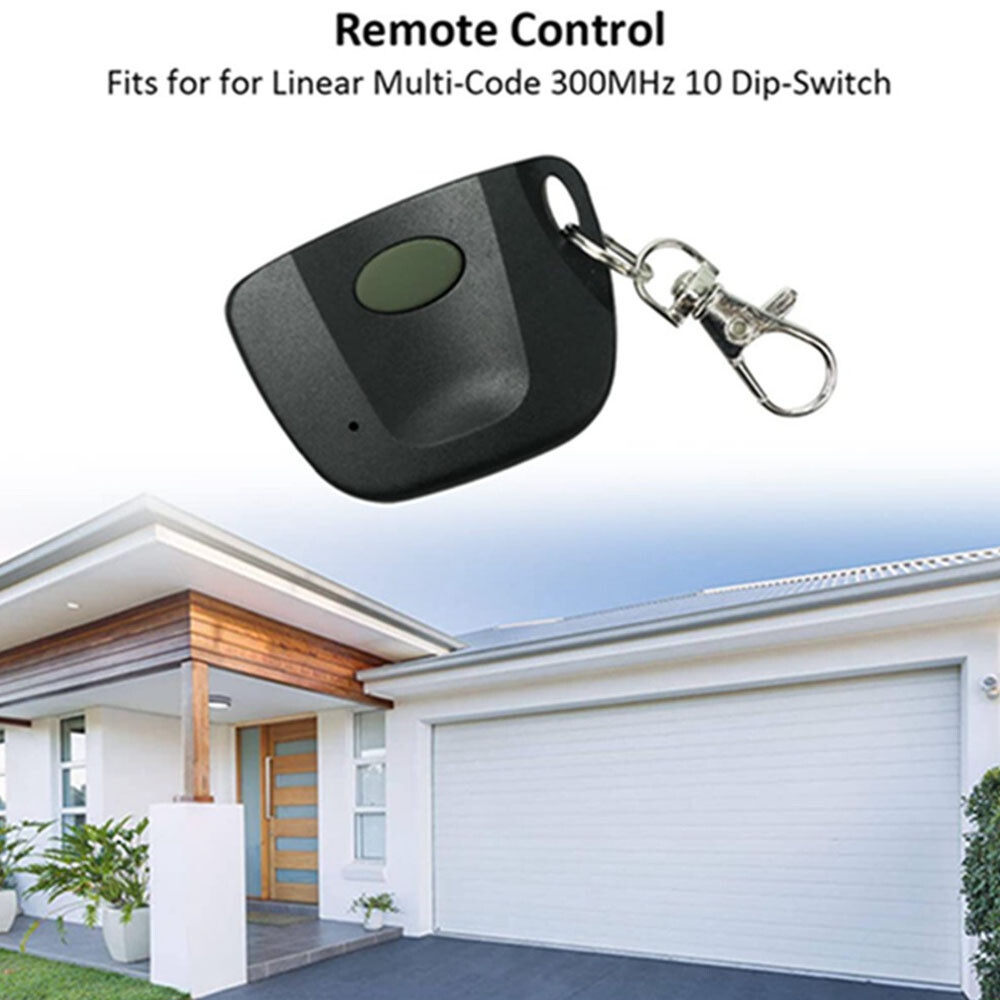 10 Digit Visor Garage Door & Gate Opener Transmitter For Linear Remote Control