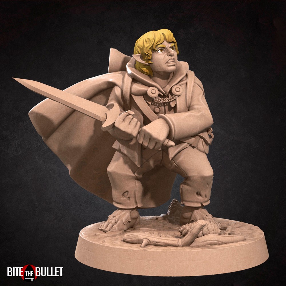 Halfing Fighter B - Bite the Bullet - Dungeons and Dragons