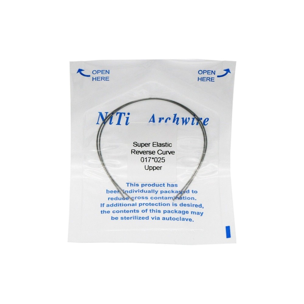 Dental Reverse Curve Arch Wire Niti Super Elastic Round/Rectangular True Form