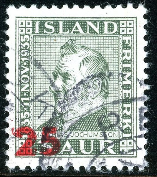 Stamp Iceland, Scott # 236 used