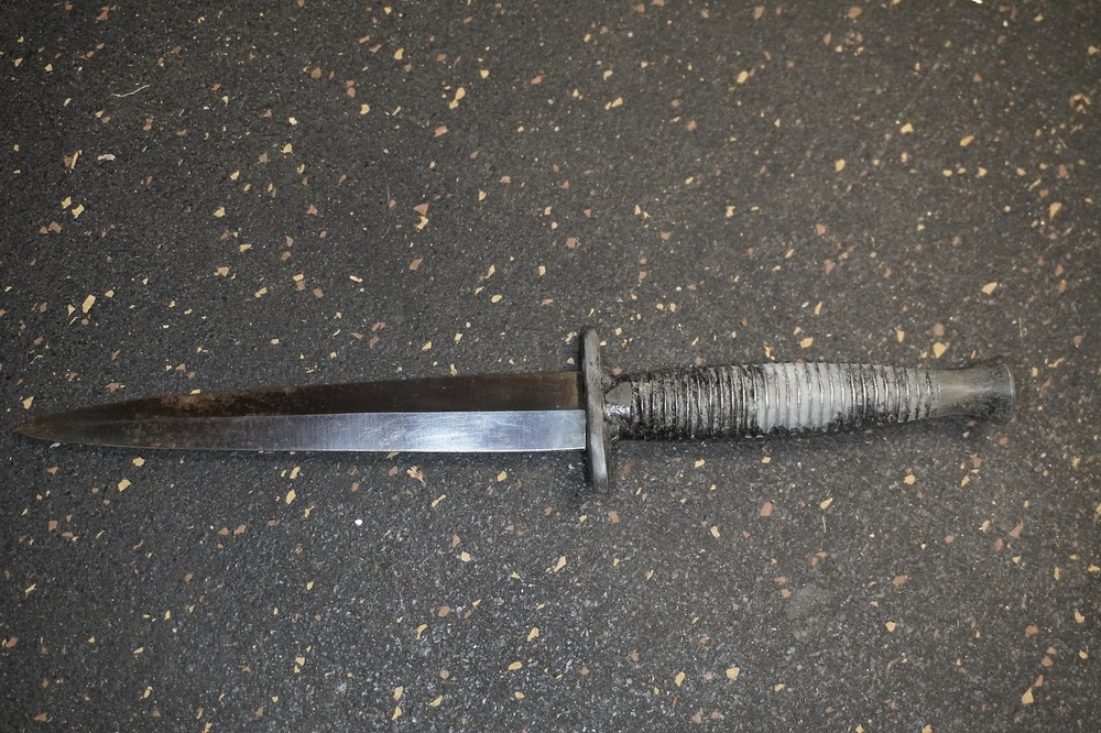 Vintage Stiletto Fighting Knife Dagger