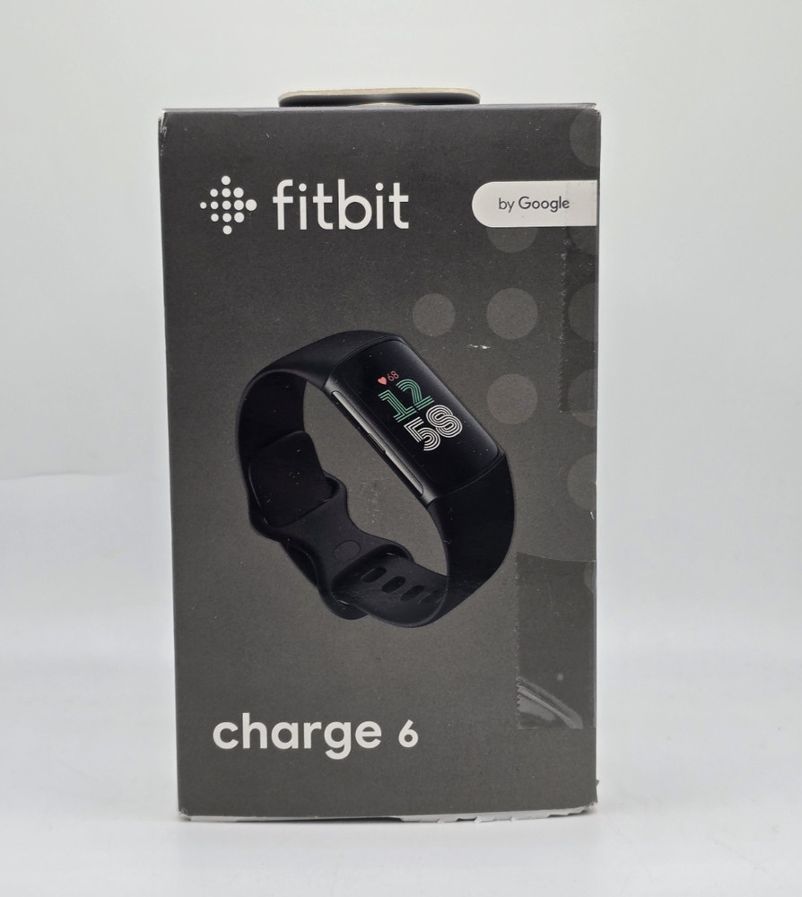Fitbit Charge 6 Activity Tracker Black - GPS, Heart Rate, GA05183NA  - Used