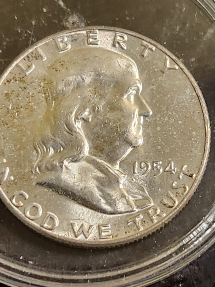 1954 Franklin Half Dollar- Silver- Proof Luster