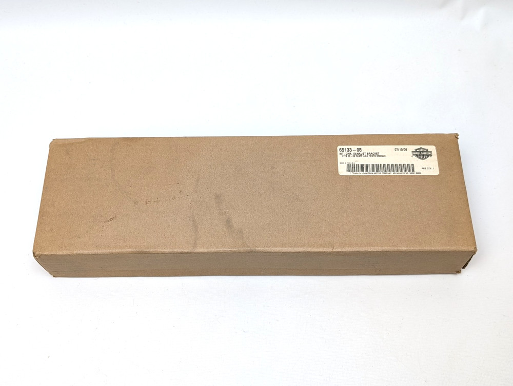 2000-2006 Harley-Davidson Softail FXSTD FLSTF Chrome Exhaust Bracket 65133-05