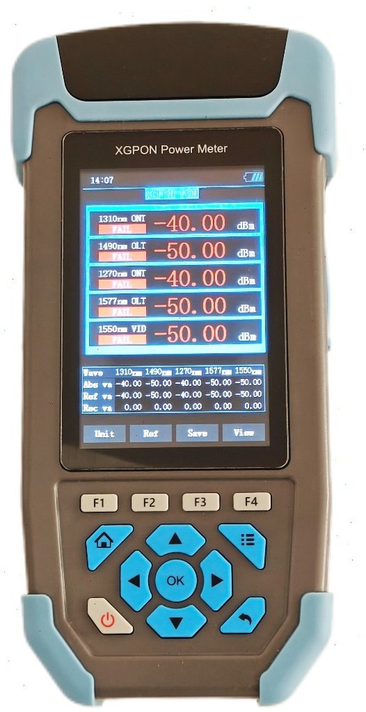 Digital 10G PON Power Meter Network Voice Data and Video Signals Analyzer