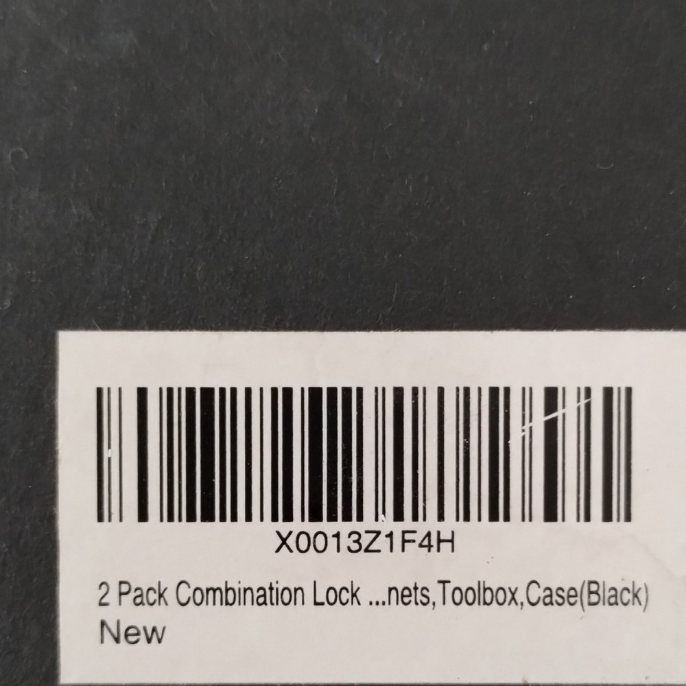 Puroma 2 Pack Resettable Combination Padlocks PMCL with Case