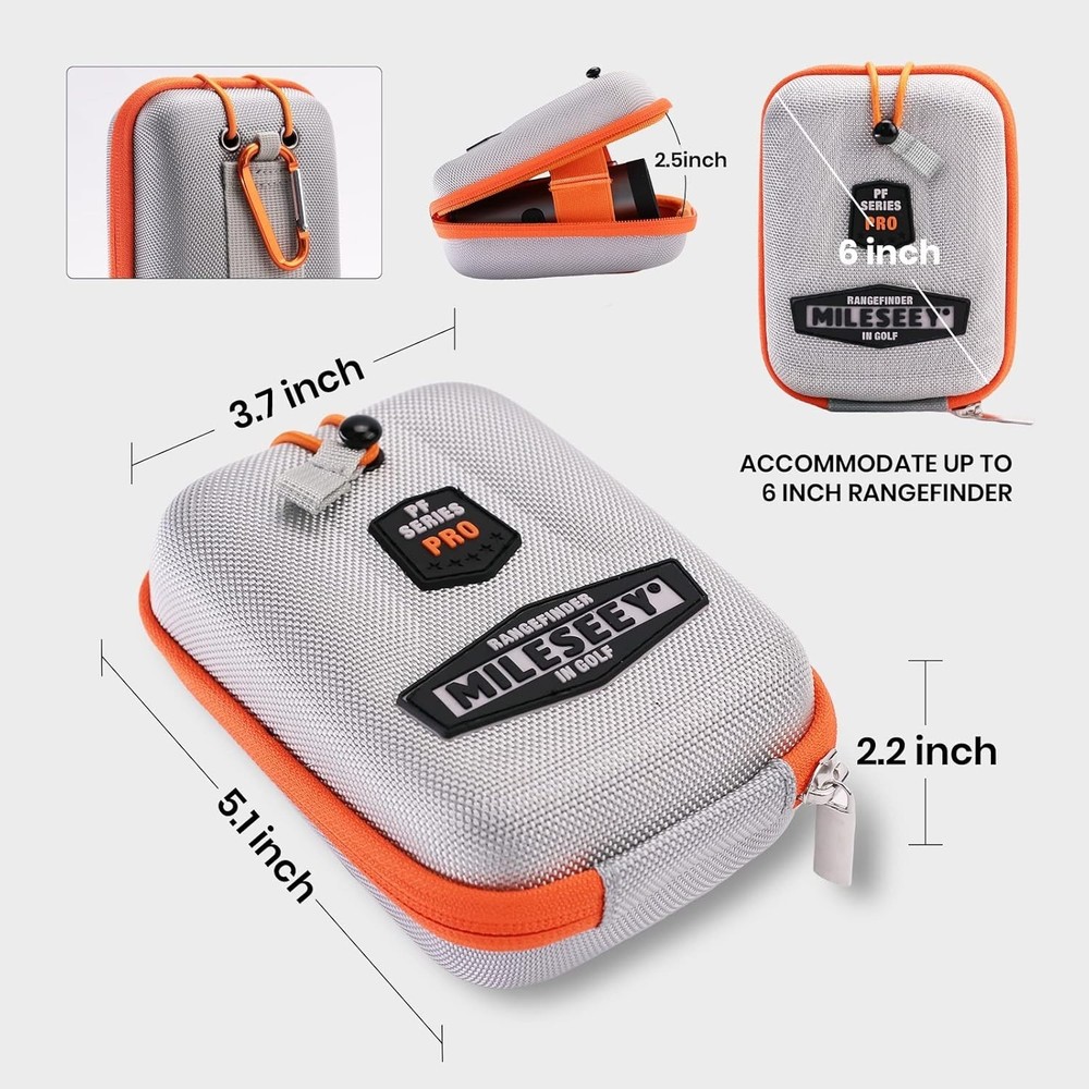 Golf Rangefinder Hard Shell Case - Universal Fit, Waterproof & Durable