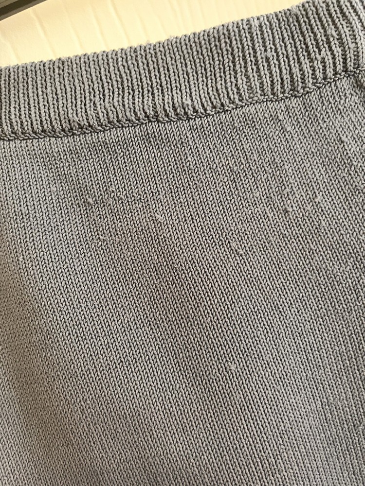 H&M blue knitted shorts coord size small