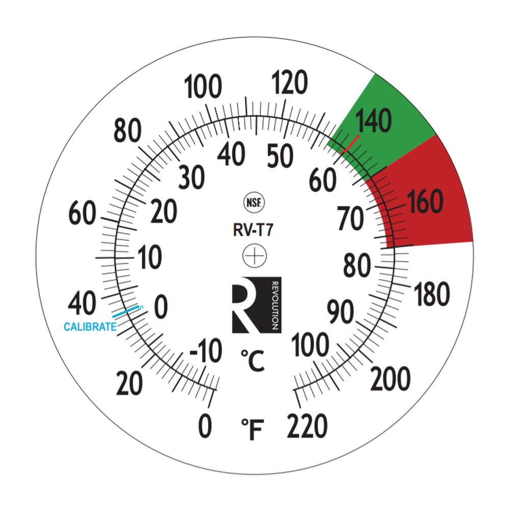 Revolution Steam Thermometer 7"
