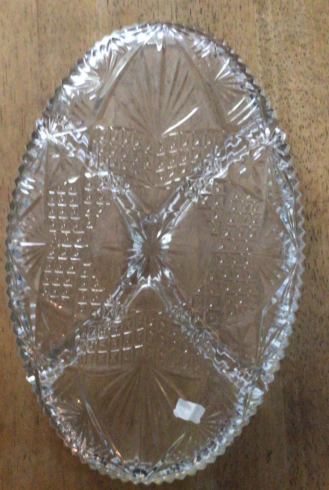 Cristal Glass Serving Dish