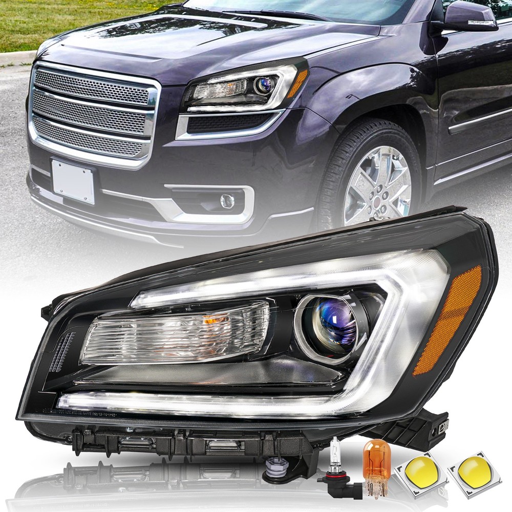 For 2013-2016 GMC Acadia Halogen Projector Headlight Headlamp Driver Left Side