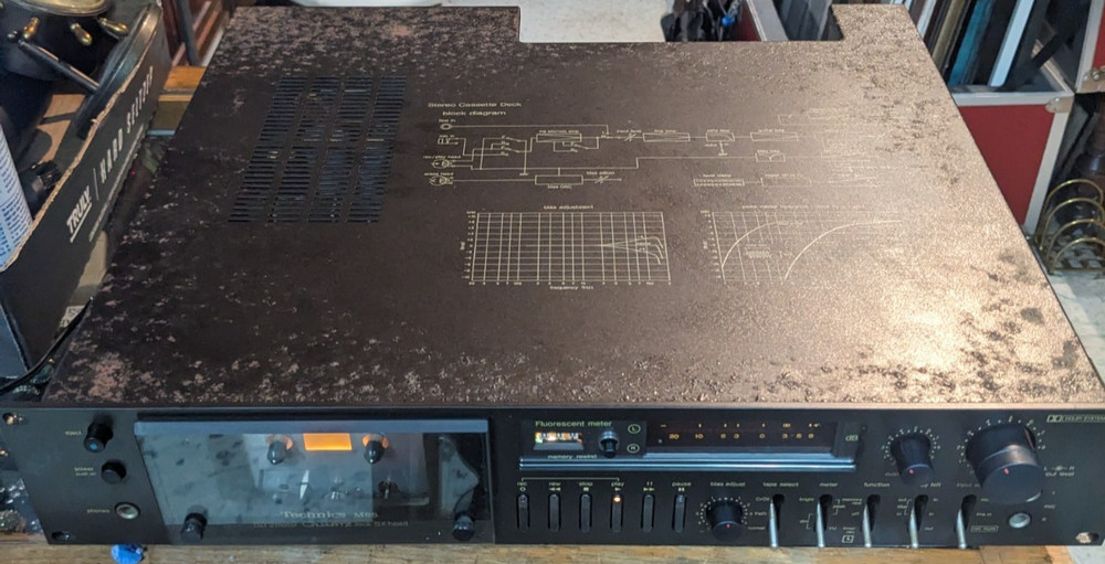 TECHNICS RS-M85 STEREO CASSETTE DECK -Rare Tested and Working